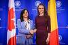 Oana Ţoiu: Invitaţia istorică lansată astăzi la Bruxelles de către Preşedinta Comisiei Europene, care propune Canadei statutul de prim „membru asociat” al UE, face parte dintr-o direcţie de aliniere strategică accelerată în acest an
