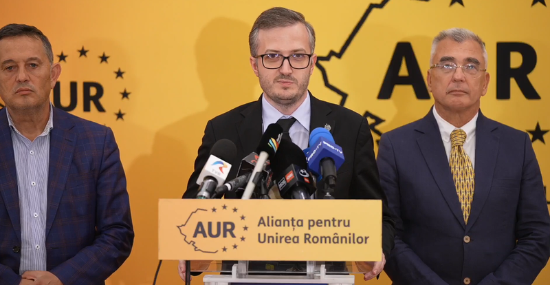 Avrămescu (AUR): Nu vom vota un guvern din care nu facem parte și unde să nu avem implicare pe partea de program de guvernare / Nu vedem de ce să participăm la discuții cu Siegfried Mureșan / Soluția pentru criză, alegerile anticipate