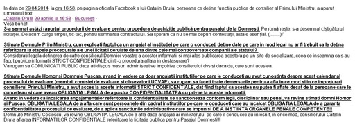Consilierul pentru infrastructură al lui Dacian Cioloş, denunţat la DNA pentru că ar fi difuzat informaţii confidenţiale. Consilierul afirmă că toate datele erau publice - FOTO