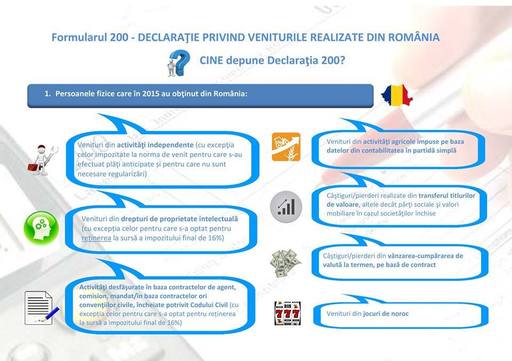 Ministerul Finanţelor lansează un ghid explicativ pentru formularul D200, prin care se declară veniturile din activităţi independente