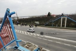 CNADNR va monta peste o lună parapete din beton pe DN1 între pasajul Băneasa şi podul de la Otopeni, ca să împiedice accidentele grave