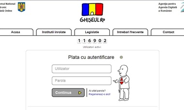 Persoanele fizice şi-ar putea achita, din toamnă, taxele şi impozitele la Fisc prin platforma online Ghiseul.ro