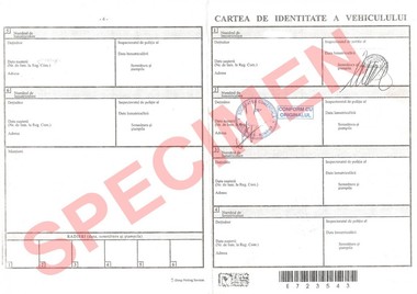 RAR: Noile cărţi de identitate ale maşinilor încep să fie eliberate după ce se epuizează actualul stoc, cel mai probabil până la sfârşitul anului