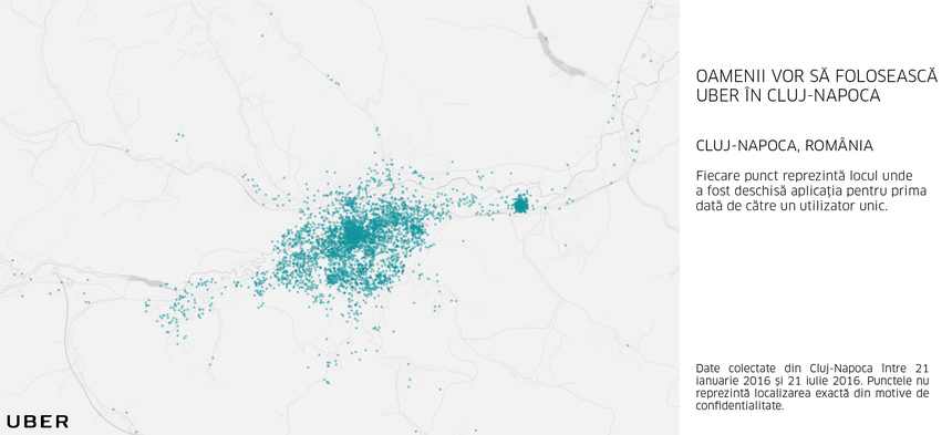 Uber se extinde în august la Cluj; mii de clujeni au descărcat deja aplicaţia