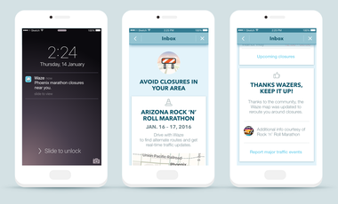 Waze îşi va atenţiona utilizatorii cu privire la evenimentele organizate pe traseu