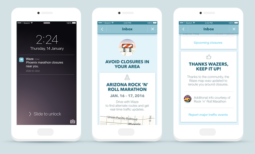 Waze îşi va atenţiona utilizatorii cu privire la evenimentele organizate pe traseu