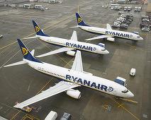 Ryanair a transportat în prima jumătate a anului de peste două ori mai mulţi pasageri decât în primul semestru din 2015