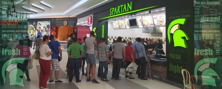 Lanţul de restaurante Spartan se extinde în Mega Mall şi aşteaptă vânzări de 600.000 de euro în primul an
