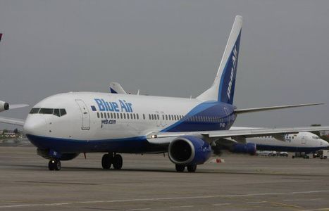 Compania aeriană BlueAir va introduce anul viitor zboruri directe de la Iaşi către Berlin şi Valencia