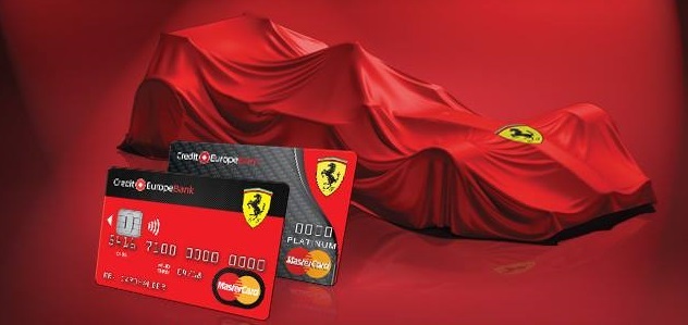 Credit Europe Bank a lansat un card de credit în parteneriat cu Ferrari 
