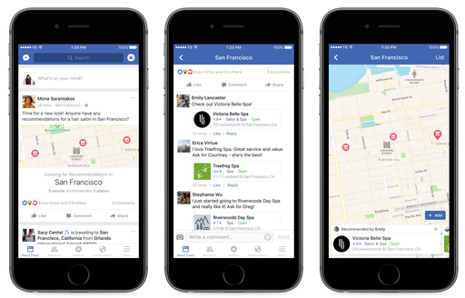 Biletele la evenimente şi mâncarea vor putea fi comandate de pe Facebook