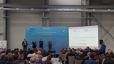 Airbus Helicopters vrea să creeze un cluster de furnizori români pentru fabrica de la Ghimbav. Producţia de elicoptere va începe după ce va fi încheiată "o comandă semnificativă care să asigure fluxul minim de producţie"
