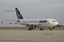 Ultimul avion Airbus A310 din flota Tarom a fost retras, acesta a aterizat sâmbătă de la Madrid. GALERIE FOTO