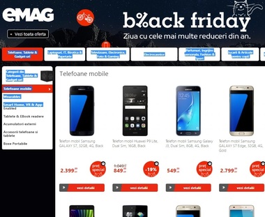 Black Friday - Stanciu, eMag: Valoarea totală a comenzilor ar putea depăşi 250 de milioane de lei 