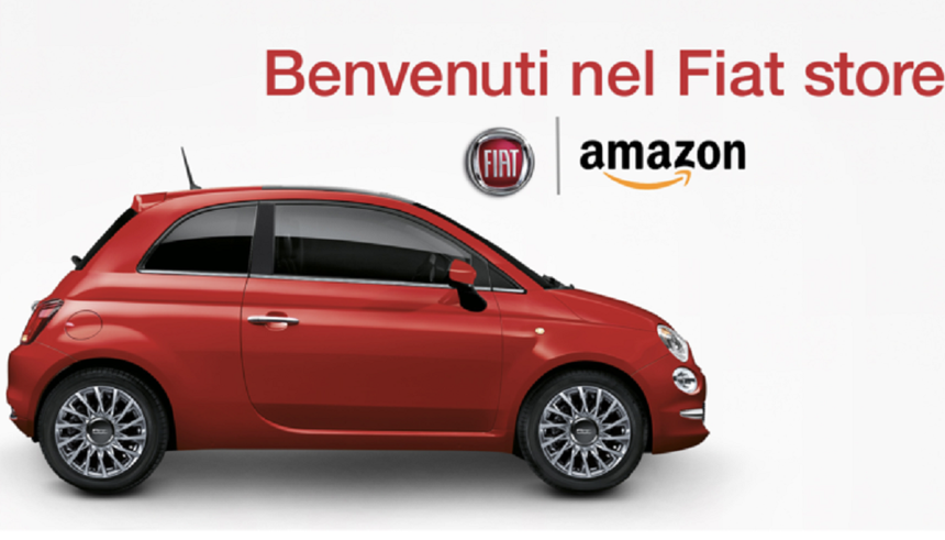 Amazon intră pe piaţa vânzărilor de maşini în Italia, printr-un parteneriat cu Fiat Chrysler