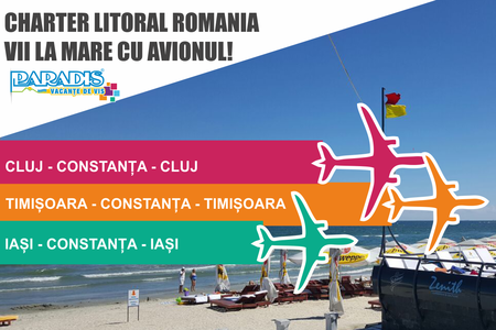 O agenţie de turism anunţă pentru sezonul de vară curse charter regulate spre litoral de la Timişoara, Cluj şi Iaşi 