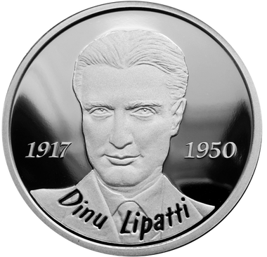 BNR lansează o monedă de argint la aniversarea a 100 de ani de la naşterea lu Dinu Lipatti