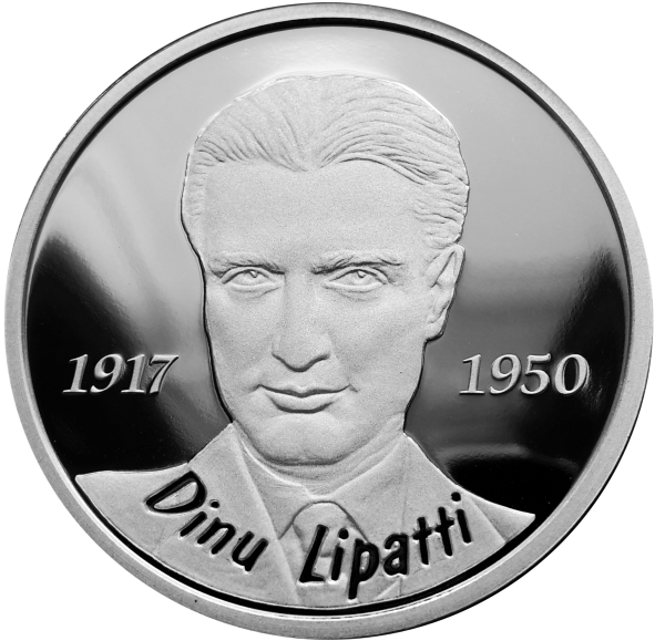 BNR lansează o monedă de argint la aniversarea a 100 de ani de la naşterea lu Dinu Lipatti