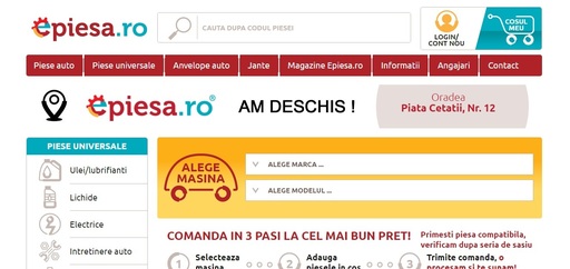 Retailerul online de piese auto Epiesa.ro va deschide până la finalul anului cinci noi magazine