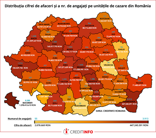 STUDIU: Aproape jumătate dintre hotelurile şi pensiunile din Constanţa riscă insolvenţa
