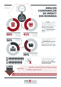 STUDIU: Doar 3% din companiile din România au impact asupra economiei, iar jumătate dintre ele sunt în dificultate