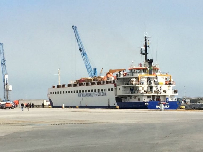 Vasul cargo implicat în coliziunea cu o navă rusă de spionaj a revenit în Portul Midia pentru verificări