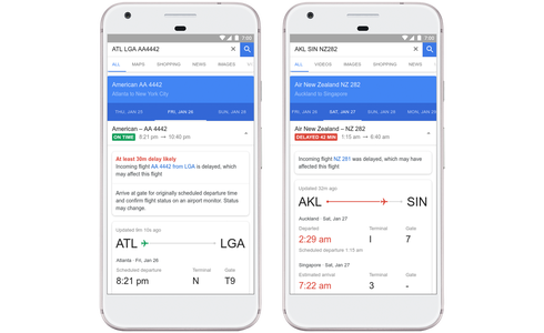 Google foloseşte inteligenţa artificială pentru a estima întârzierile avioanelor