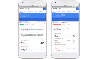 Google foloseşte inteligenţa artificială pentru a estima întârzierile avioanelor