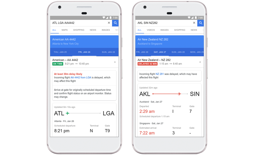 Google foloseşte inteligenţa artificială pentru a estima întârzierile avioanelor
