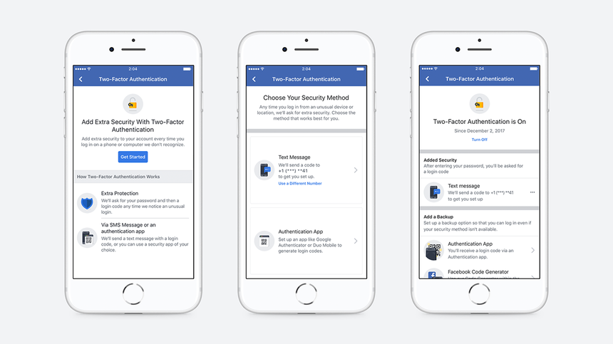 Conturile Facebook pot fi securizate prin intermediul aplicaţiilor de autentificare