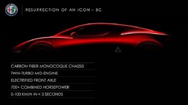 Alfa Romeo va concura Porsche şi Ferrari cu o nouă super-maşină