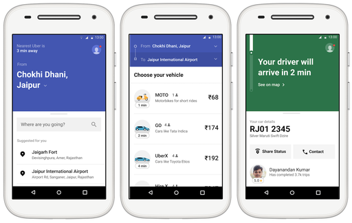 Uber lansează o versiune simplificată a aplicaţiei sale, gândită pentru pieţele emergente
