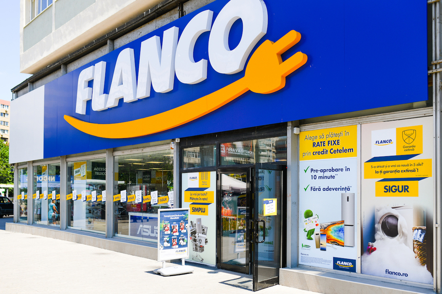 Vânzările Flanco din primul semestru au crescut cu 12%, la 369 milioane lei, cele mai mari din istoria companiei. Retailerul va ajunge la 132 de magazine la finalul anului