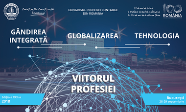 Aproximativ 500 de participanţi, aşteptaţi la Congresul profesiei contabile