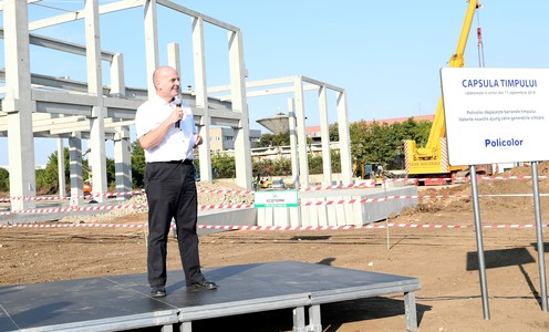 Policolor va creşte capacitatea de producţie cu 130% în noua fabrică din Bucureşti, construcţia se va finaliza în primăvara lui 2019