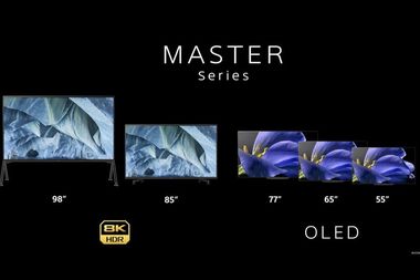 Sony lansează două noi televizoare 4K şi 8K cu diagonale de până la 249 de centimetri