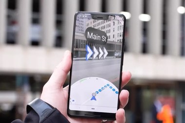 Realitatea augmentată debutează în Google Maps