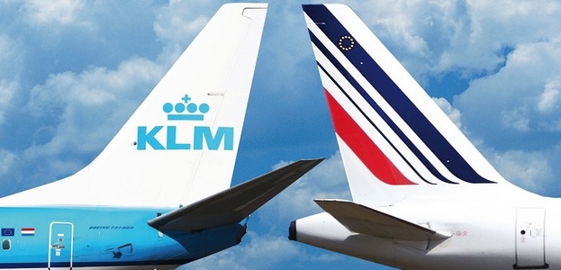 Acţiunile Air France-KLM au scăzut puternic în urma achiziţiei de către guvernul olandez a unei participaţii de 14% la companie