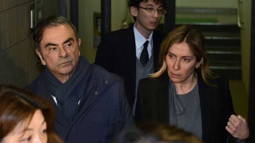Procuratura din Tokyo a cerut judecătorilor să o interogheze pe soţia lui Ghosn, care a plecat însă în Franţa pentru a cere sprijinul guvernului pentru soţul ei