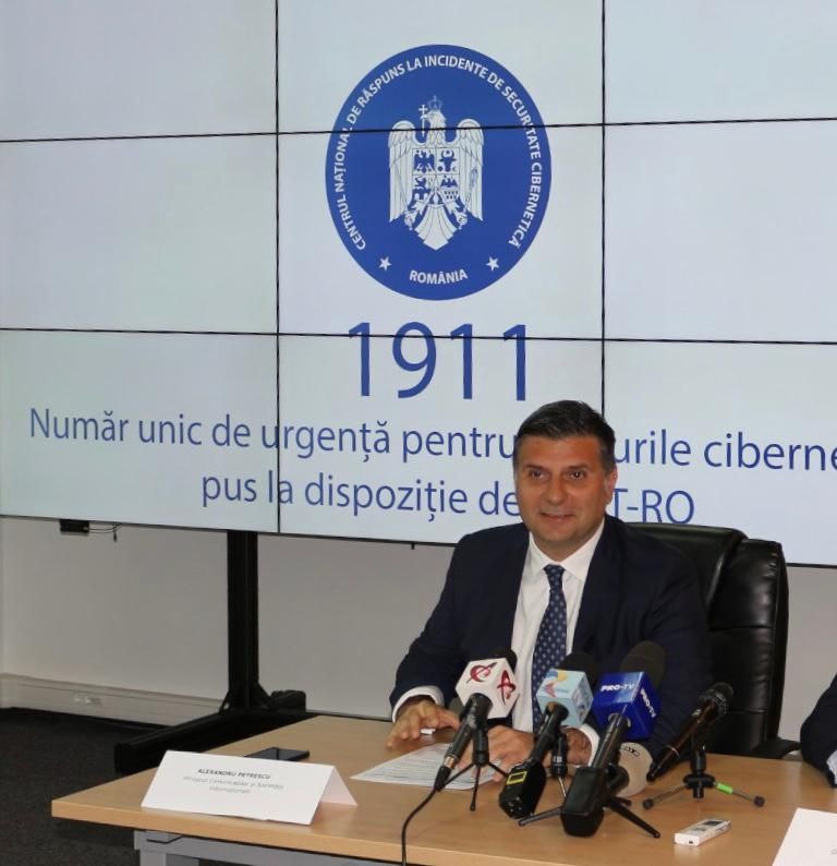 Ministrul Comunicaţiilor anunţă lansarea numărului unic 1911, la care vor putea fi raportate incidentele de securitate cibernetică