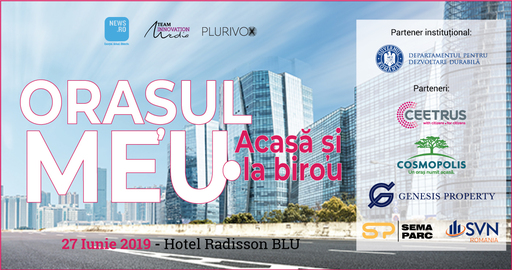 Proiecte şi modele de dezvoltare urbană sustenabilă în 27 iunie, la evenimentul “Oraşul meu – Acasă şi la birou”