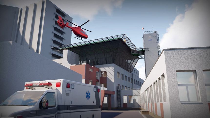 Spitalul Universitar de Urgenţă Bucureşti va avea un heliport de 800.000 de euro, funcţional din această toamnă, fiind prima unitate medicală din Capitală cu propriul heliport la standarde internaţionale

