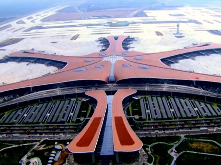 China a inaugurat un aeroport uriaş la Beijing, care va rivaliza cu aeroportul Hartsfield-Jackson din Atlanta, cel mai aglomerat din lume