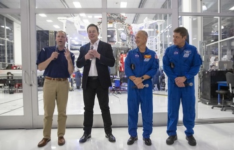 Noua capsulă pentru astronauţi Crew Dragon a SpaceX va fi gata pentru primul zbor cu echipaj uman în primul trimestru al anului 2020