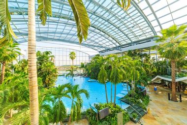 Complexul termal Therme de lângă Bucureşti a fost vizitat în patru ani de la deschidere de trei milioane de români şi un milion de turişti străini. Investiţiile totale au depăşit 100 milioane euro