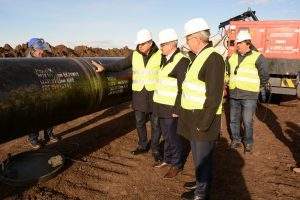 Directorul Transgaz, după o vizită pe şantierele BRUA - Faza 1: Lucrările de execuţie la firul linear şi cele de la staţia tehnologică de comprimare gaze naturale de la Bibeşti sunt în grafic