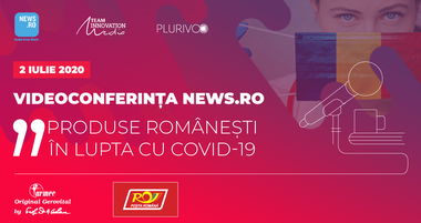 Secretarul stat pentru mediul de afaceri din Ministerul Economiei, Liviu Rogojinaru, discută cu şefi de companii la videoconferinţa News.ro “Produse româneşti în lupta cu Covid-19”
