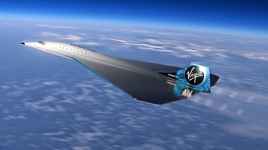 Virgin Galactic a semnat un acord cu Rolls-Royce pentru dezvoltarea unui avion pentru călătorii supersonice