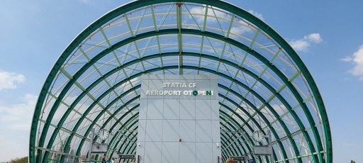 CFR anunţă că linia de cale ferată dintre Gara de Nord şi Aeroportul Internaţional Henri Coandă este finalizată în proporţie de 97% - FOTO