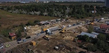 ONG: Stadiul lucrărilor la viitorul giratoriu suspendat de la Domneşti de pe centura Bucureşti, 7%, deşi trebuia finalizat de anul trecut – VIDEO